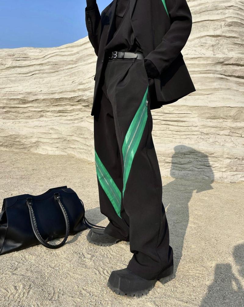 

Men' Pants DC4087 Fashion Men' Jeans 2023 Runway Luxury European Design Party Style Clothing, Picture shown