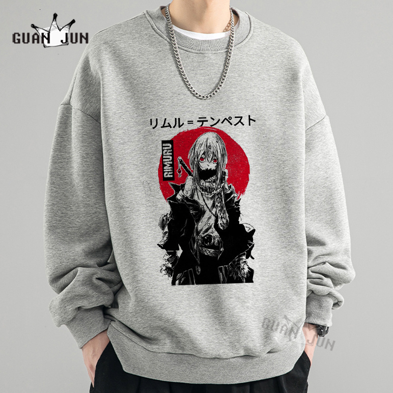 

Men's Pants Autumn MenWomen Casual Sweatshirts Anime Tensei Shitara Slime Datta Ken Printed Hoody Rimuru Tempest Pullover Clothing Unisex 230414, 99726-white