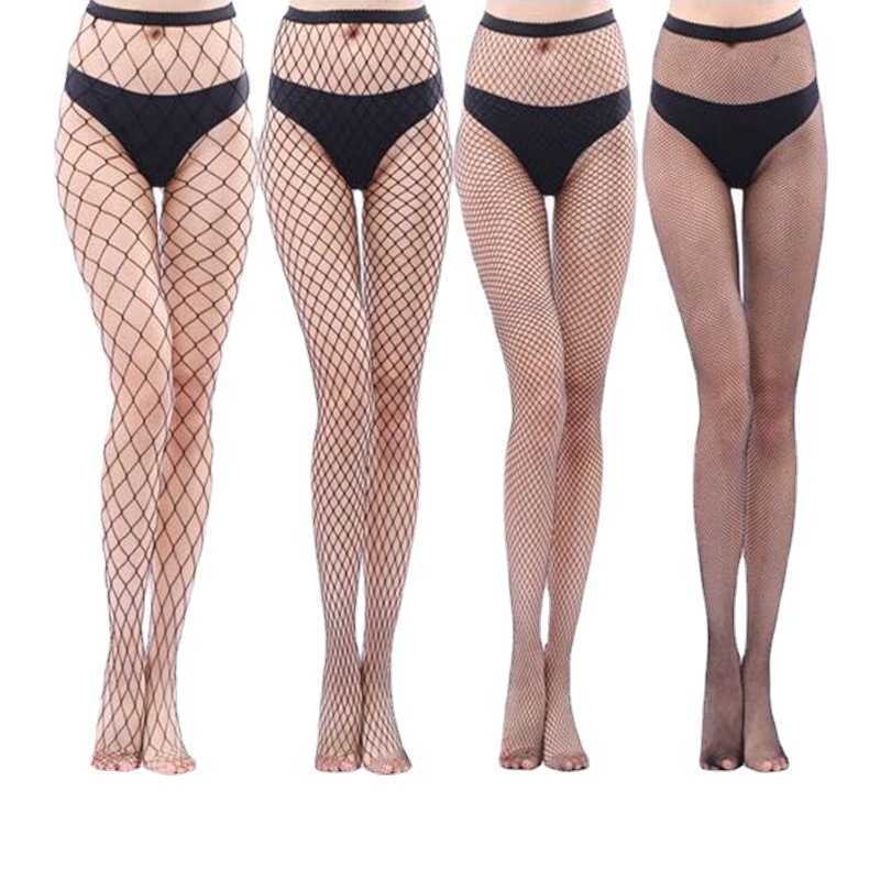 

Sexy Socks Sexy Mesh Women Stocking Transparent Slim Fishnet Pantyhose Net Holes Black Tights Stocking Small/Middle/Middle Large/Big Mesh P230413, Small net