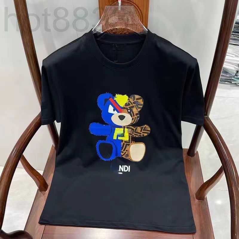 

Men's T-shirts Designer Mens t Shirt Summer New Short Sleeve Tshirt Tshirts Bear Print Pullover Tee Men Women Pure Cotton Half Sleeves Loose Sweatshirt 305 VVB2, White 1