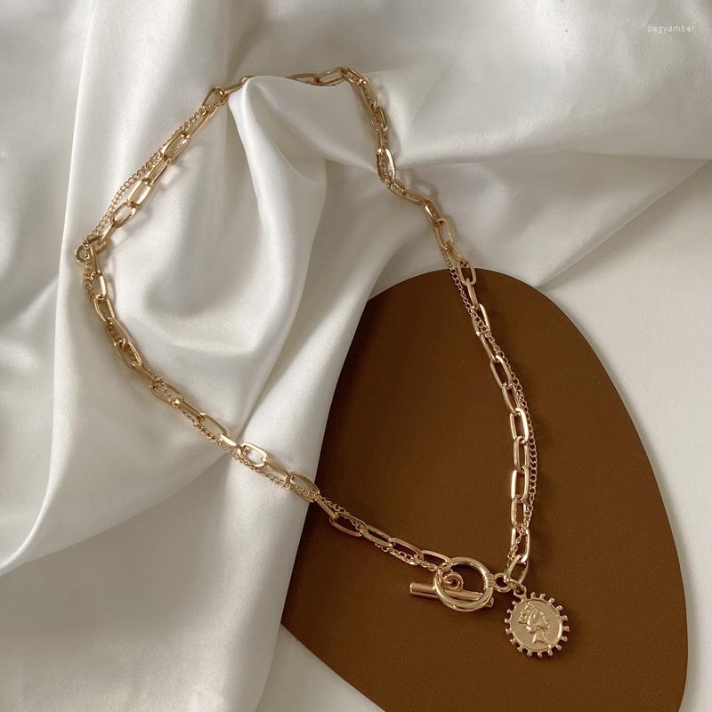 

Chains Simple European And American Beauty Necklace With Double Necklaces