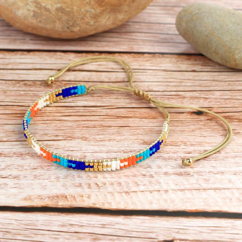 

Strand KELITCH Colorful Bracelets Ethnic Bangle Cuff Friendship Braided