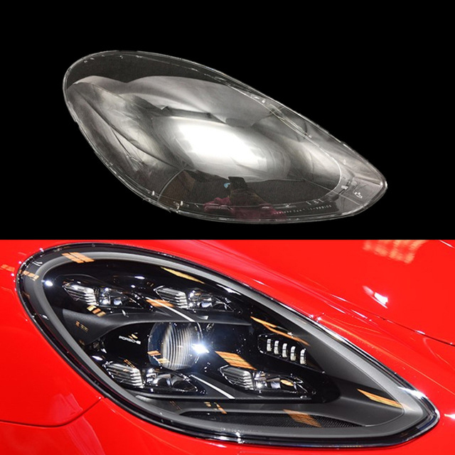 

Car Glass Lamp Headlamp Lampcover Shell Auto Lampshade Headlight Lens Cover For Porsche Panamera GTS 2017 2018 2019 2020 202