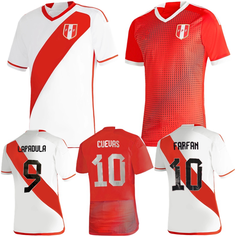 

2023 Peru soccer jerseys 23 24 home away Seleccion Peruana Cuevas PINEAU CARTAGENA football shirt, 2023 away jersey