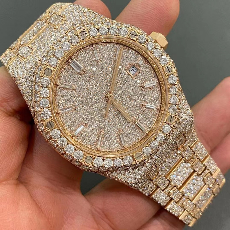 

luxury watches mens watch designer watches high quality movement watches men moissanite watch iced out watch diamond watch montre automatic mechanical watch 021, Screwdriver 1 pic