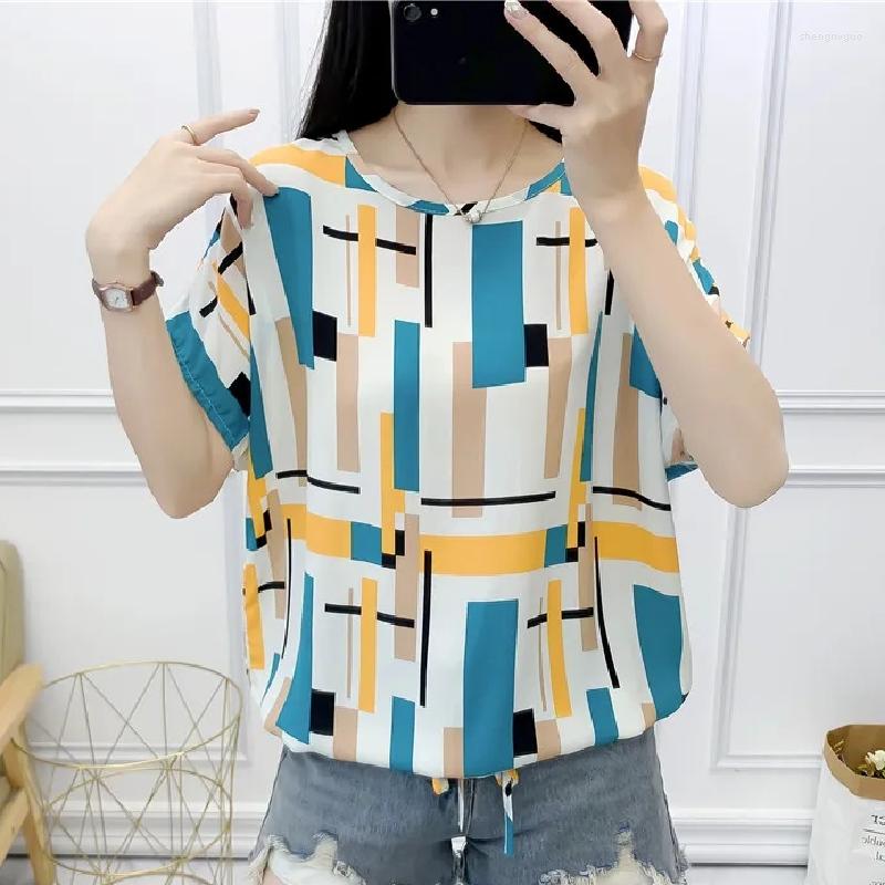 

Women's T Shirts 2023 Print Summer Shirt Women Tops Cotton Casual T-shirts Loose Batwing Sleeve Tee Female Tshirt Ladies Clothes, 40