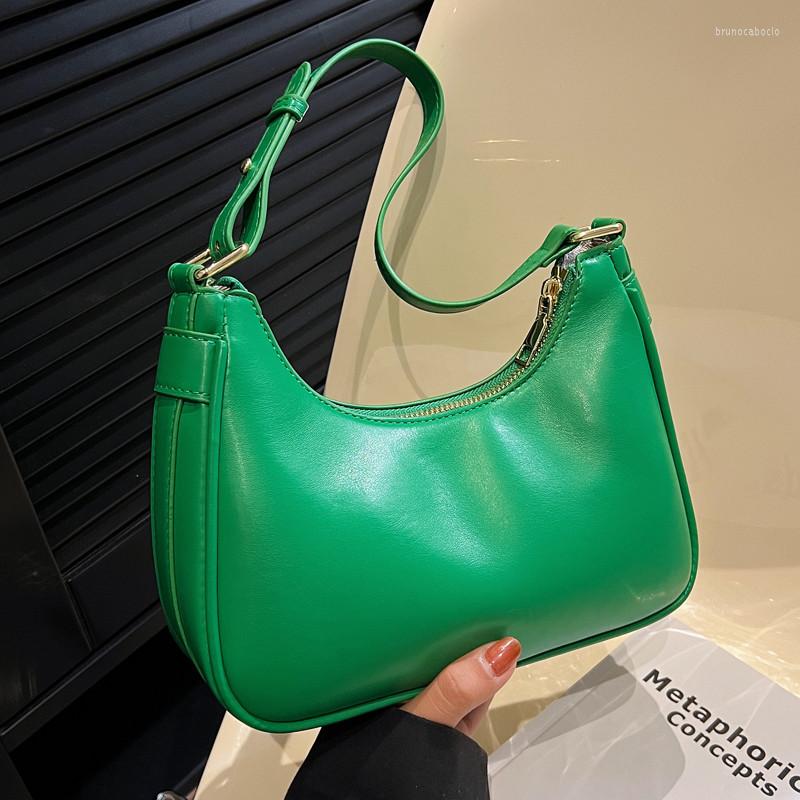 

Evening Bags High Quality PU Leather Handbag For Women 2023 Tide Fashion Small Underarm Bag Brand Designer Shoulder Female, Black