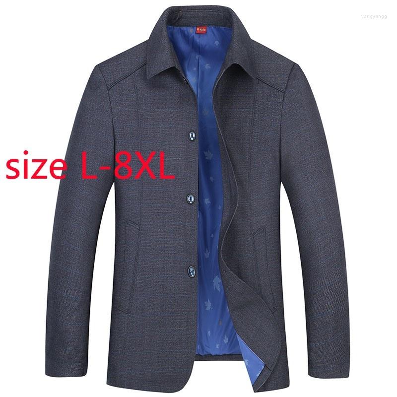 

Men's Jackets Super Fashion Large High Arrival Quality Autumn Men Casual Coats Plus Size  2XL 3XL 4XL 5XL 6XL 7XL 8XL