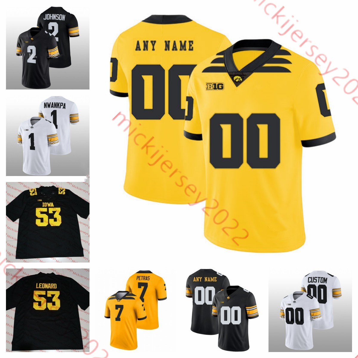

Iowa Hawkeyes Jersey Christian Kirksey Josey Jewell Joshua Jackson Anthony Hitchens Adrian Clayborn Reggie Roby Bob Sanders Mens Football Stitched Iowa Jerseys, White