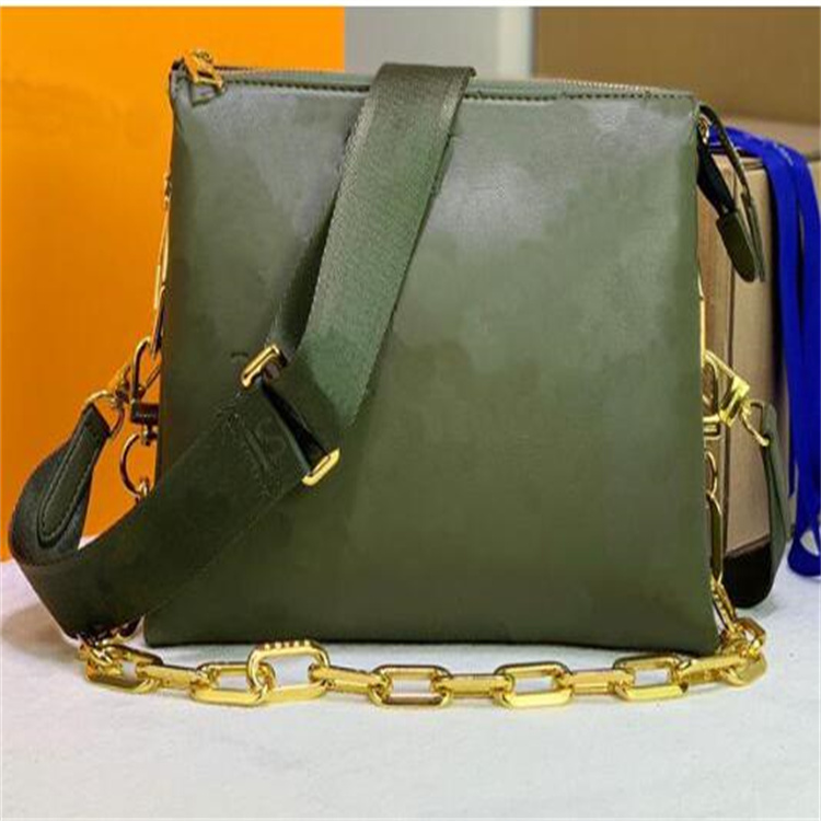 

TOP QUALITY Genuine leather WOMEN luxurys designers bags Handbags makeup messenger crossbody chain shoulder bag viut on Totes Wallet, White