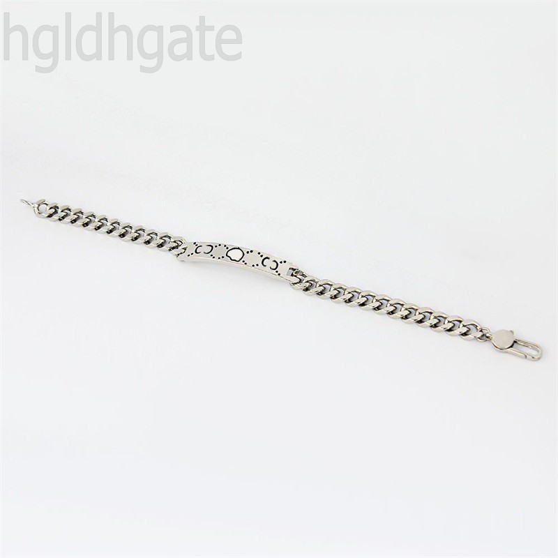 

Vintage skulls designer bracelets street luxury bracelet letters g cuban links love ghost personality stainless steel Bracelets Designer for Women ZB029 F23