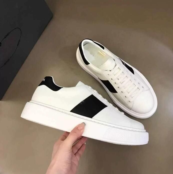 

Chunky Platform Leather Sneakers: Top Quality Comfort for Men's Skateboarding & Walking, EU39-46