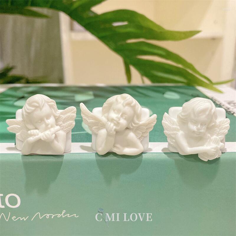 

Cluster Rings 2023 Vintage Angel Aesthetic Ring For Woman Cute Fashion Resin Y2K Teen Boy Cupid Love Couple Jewelry Trend Gift