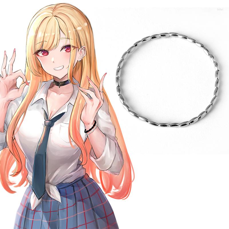 

Link Bracelets Anime My Dress-Up Darling For Women Men Cosplay Marin Kitagawa Bead Bracelet Couple Jewelry Fans Gift