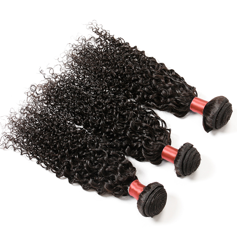 

Kinky Curly Human Hair Bundles 100% Remy Malaysian Curly Hair Bundles Natural Color Thicker Ends Hair Extensions