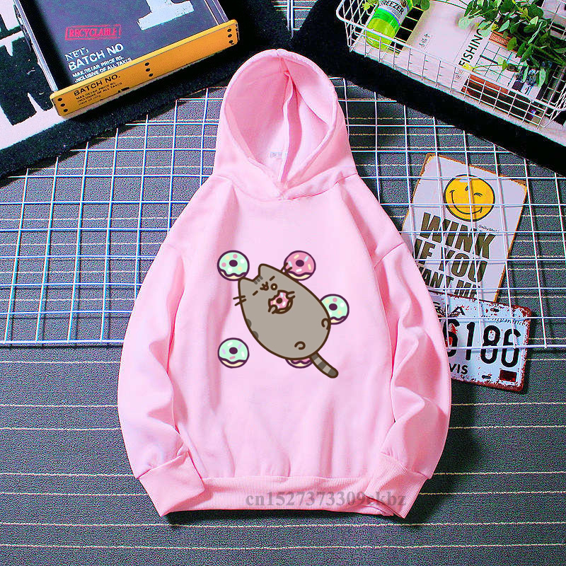 

Hoodies Sweatshirts Kawaii Kids Clothes Coffee Cat Love Donut Animal Print Pink Hoodie Girls Harajuku Funny Yellow Sweatshirt Children Clothing Coat 230413, Wh21004