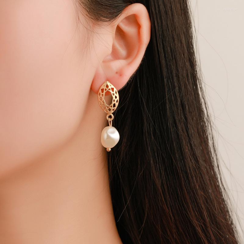 

Stud Earrings Gold Color For Women Statement Geometric Metal 2023 Fashion Jewelry