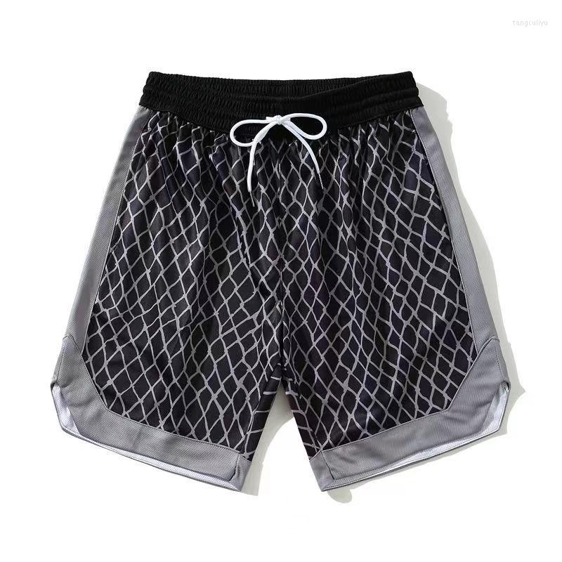 

Men's Shorts Mens Designer Sweatpant Stripe Basketball Fitness Summer Pant Breathable Elastic, Dark grey