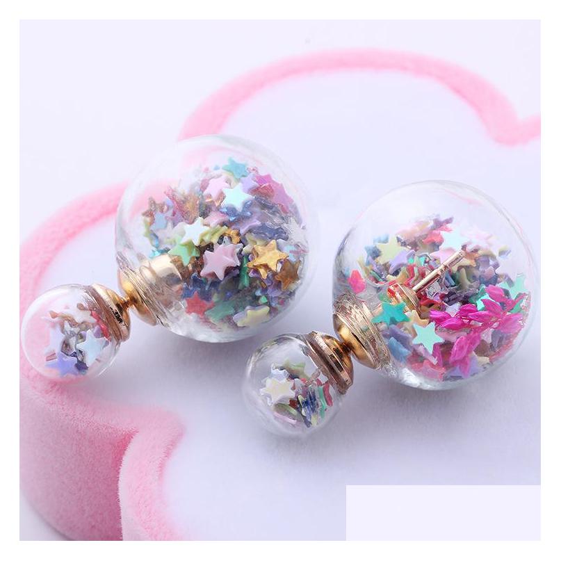 

Stud Glass Beads Lovely Star Christmas Earrings Jewelry For Women Handmade Drop Delivery Dhgarden Dhoij