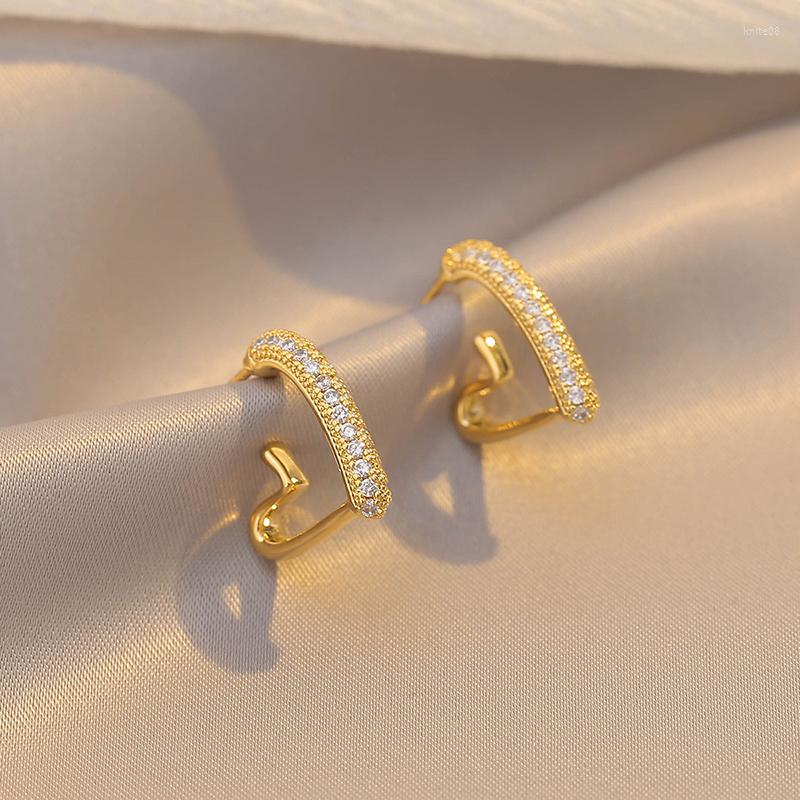 

Stud Earrings Fashion Simple Exquisite Design High Quality Love Gift Banquet Wedding Women Jewelry 2023