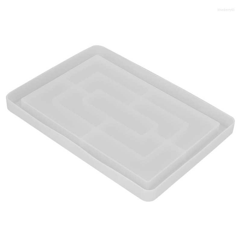 

Nail Gel Silicone Tray Molds Good Elasticity Durable Rolling Mold Demould Easily For Home Decoration, Picture shown