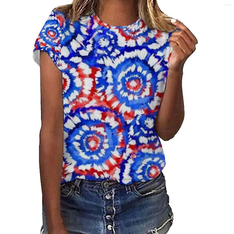 

Women' T Shirts Womens Casual America Flag Print O Neck Solid Workout Tops Women Long Sleeve Polyester Shirt Plain, Blue