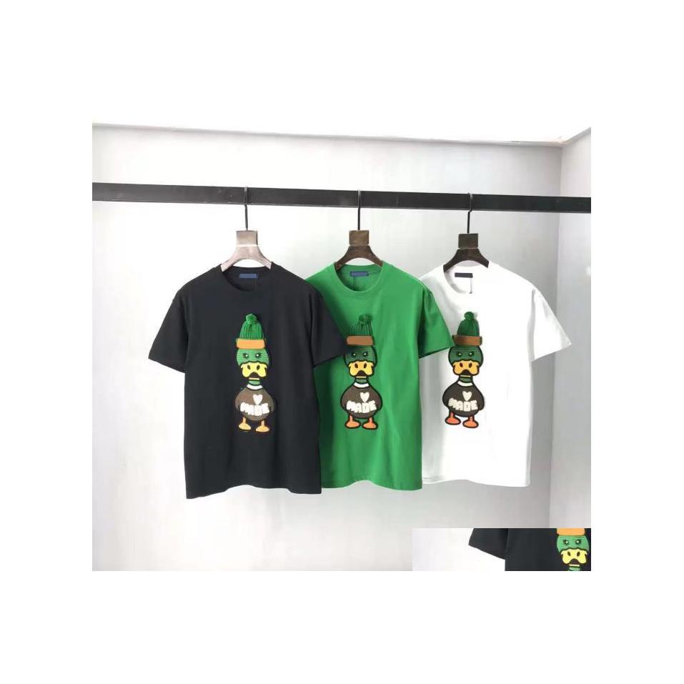 

Men' T-Shirts 2023 Mens Tshirt Designer Tops Spring Traloose Tees Summer Sports Printing Round Collar Short Sleeve Drop Delivery Ap Dhye4