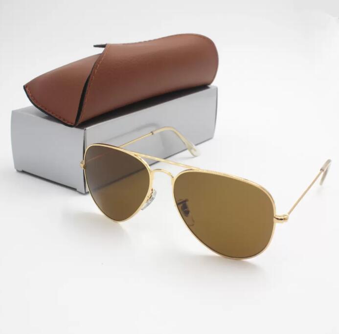 

1 piece fashion sunglasses toswrdpar glasses sunglasses designer men's ladies brown case black metal frame dark 50mm lens