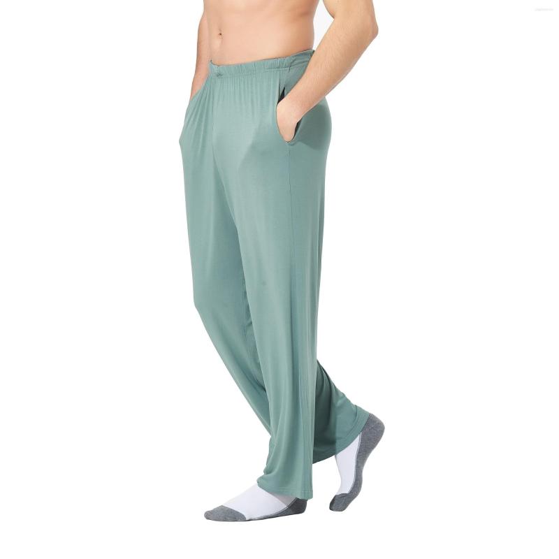 

Men's Sleepwear Male Household Trousers Casual Summer Modal Cotton Plus Size Loose Wide-legged Pants Elastic Anti-mosquito 7XL, Navy