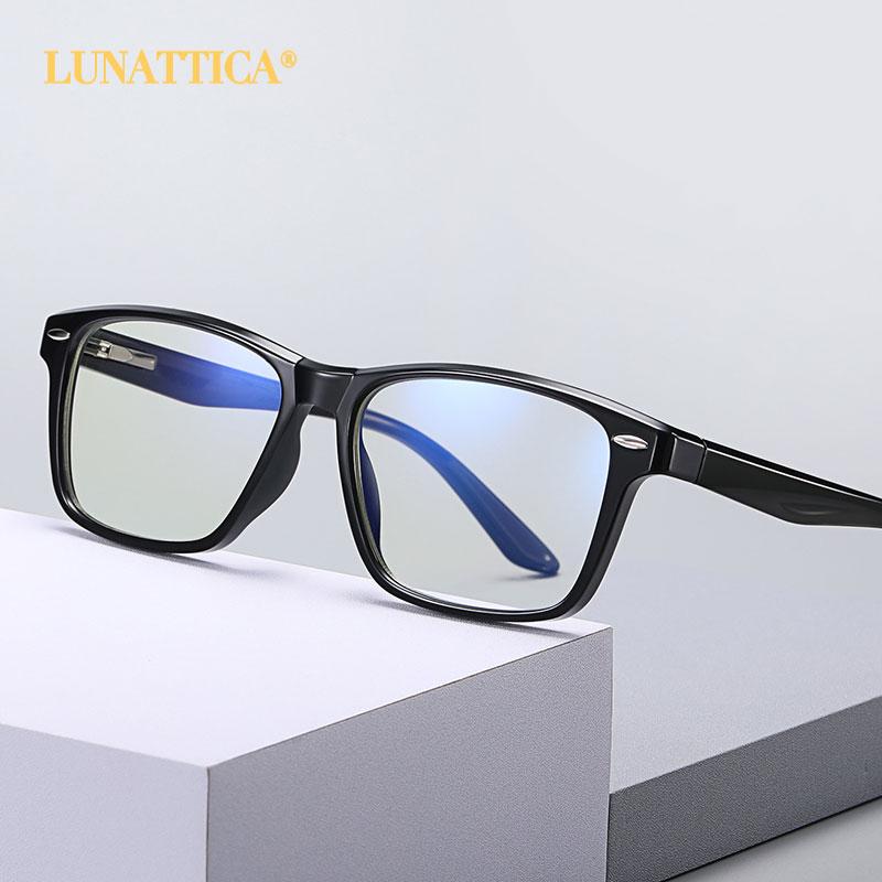 

Sunglasses Frames Fashion Retro Arrival Plastic Frame Glasses Full Rim Anti-Blue Ray Myopia Spectacles With Spring Hinges Unisex