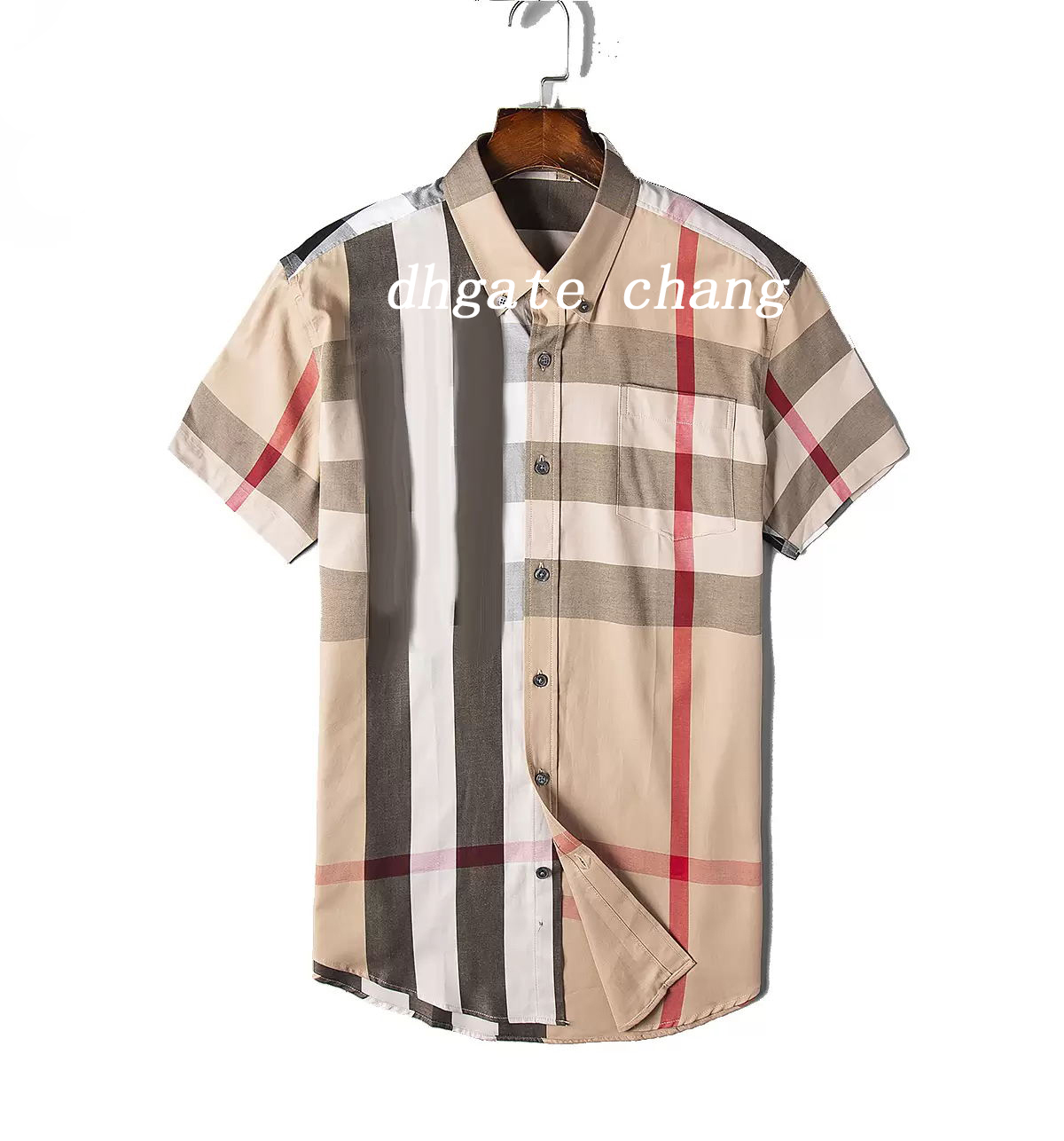 

Designer Men's Casual Shirts Spring and Slimming autumn high quality business classic embroidery Fashion long Sleeve Shirt Asian size M-3XL#08 742467567