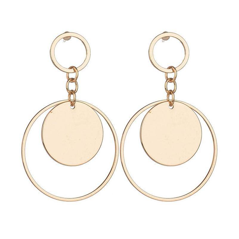 

Charm Hollow Geometric Earrings Elegant New Creative Jewelry Round Drop Circle Dangle Simple Fashion Accessory Delivery Dhgarden Dhuei