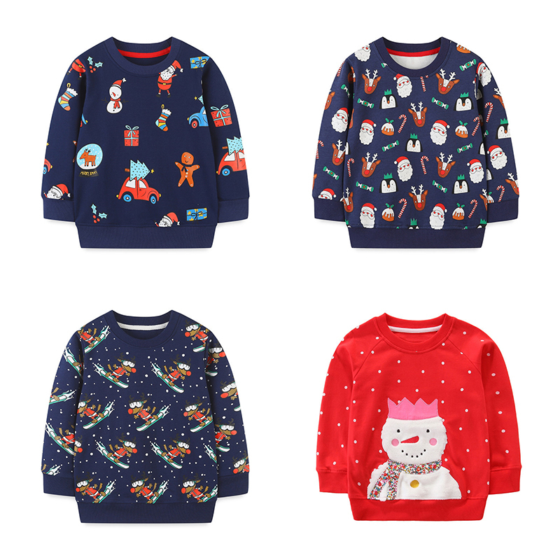 

Hoodies Sweatshirts Jumping Meters Baby Cartoon Christmas For Boys Girls Clothes Autumn Winter Children's Costume Sport Shirts Kids Tops 230413, T185801
