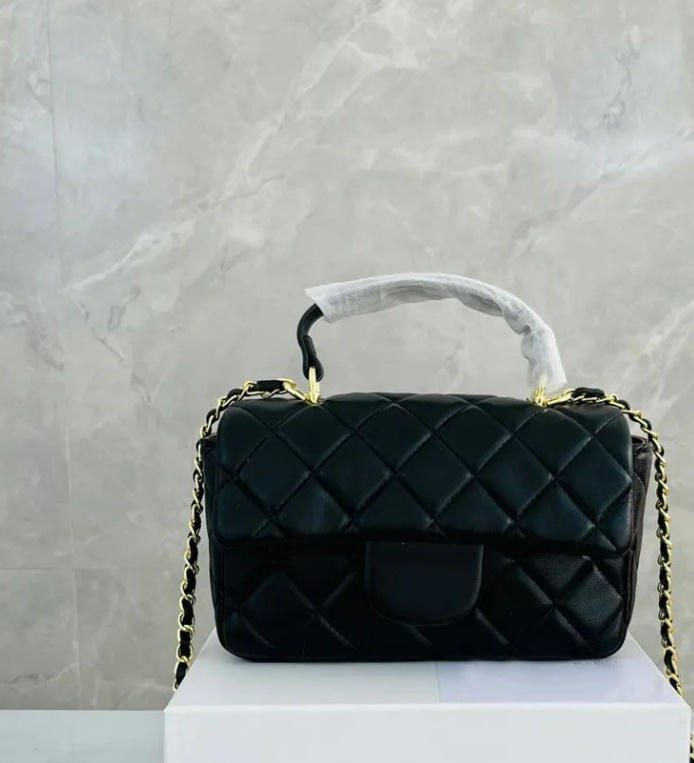 

designer bag Women's leather shoulder bag, handbag, plaid wallet, double letter Handbag Crossbody Wallet, #6