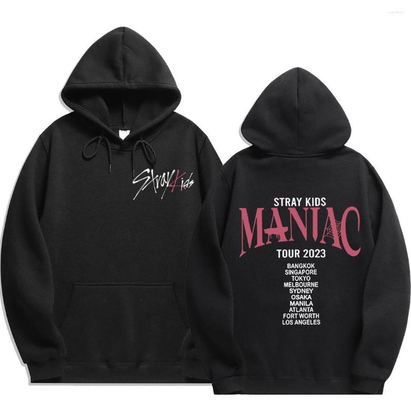 

Men's Hoodies Stray Kids Kpop Costumes Women Sweatshirts MANIAC Sweater Pullover With Front Pockets, Color at pictrue