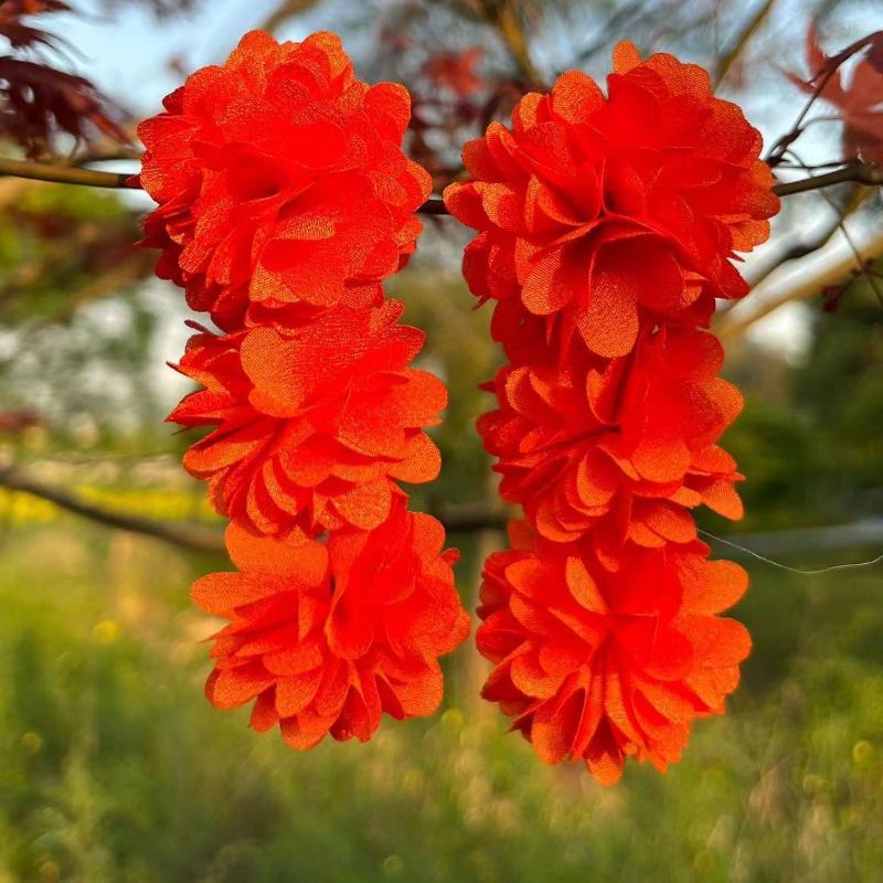 

Dangle Earrings Personality Long Flower For Women Jewelry Gifts