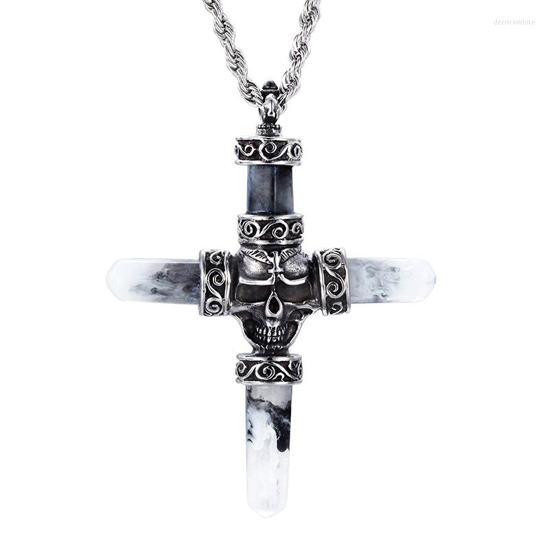 

Pendant Necklaces Men's Style Decorative Retro Fashion Skull Cross
