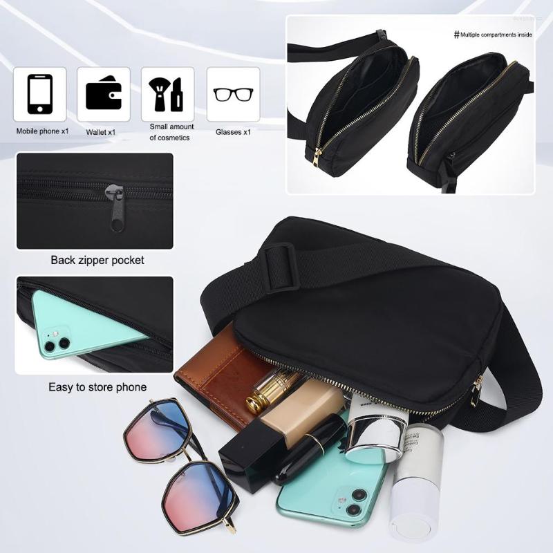 

Outdoor Bags Nylon Messenger Bag Adjustable Running Belt Waist Pack Multifunctional Wear-Resistant Waterproof High-Capacity For Sport, Orange