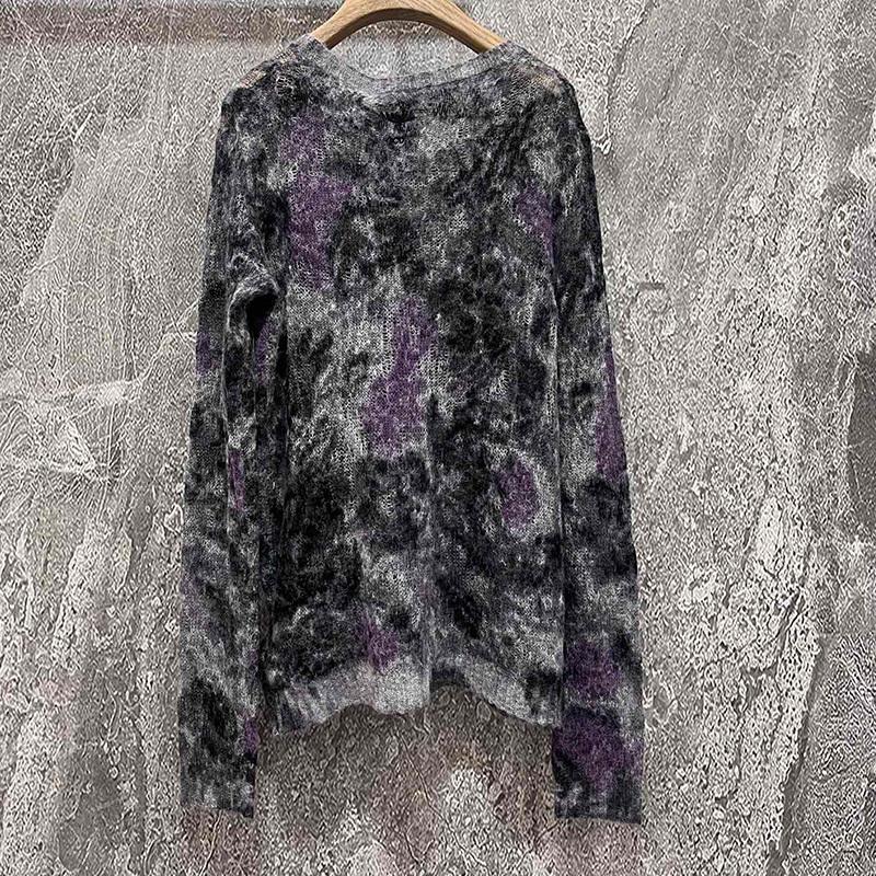 

Women' Sweaters 2023 Runway Cashmere Knitting Pullover Spring Fashion Women Sweater O-neck Long Sleeve Flower Jacquard Pattern Soft Jumper, Like-picture