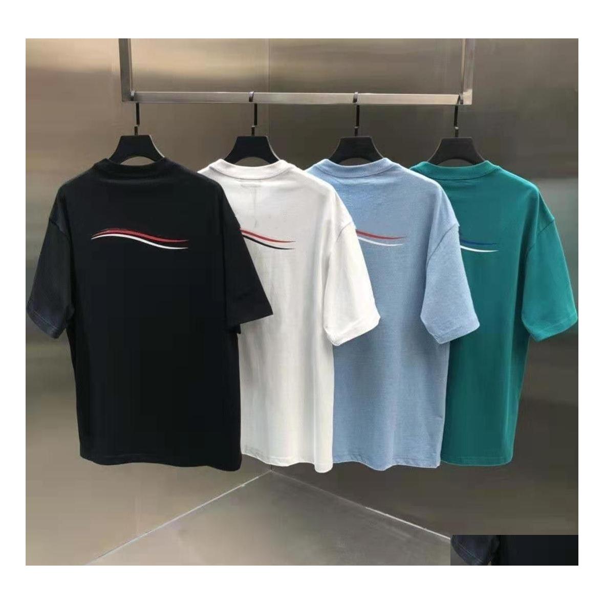 

Men'S T-Shirts Designer T Shirt Summer Short Sleeve Waves Tee Men Women Luxury Tshirts Fashion Pure Cotton High Quality Top Large Si Dhgxm