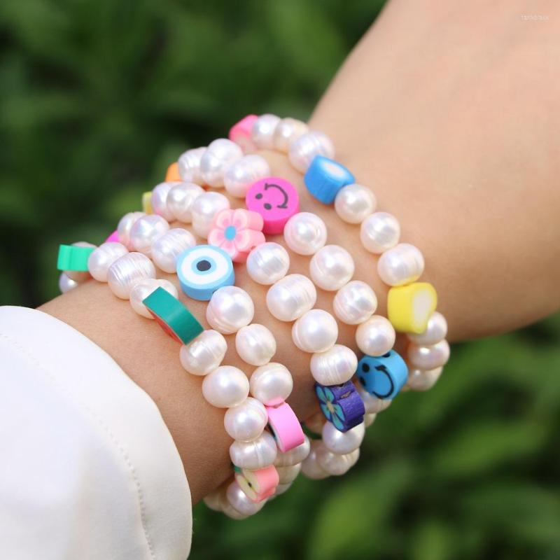

Strand Vlen Boho Jewelry Natural Freshwater Pearl Bracelet For Women Gift Bohemian Summer Beach Friendship Bracelets Jewelllery