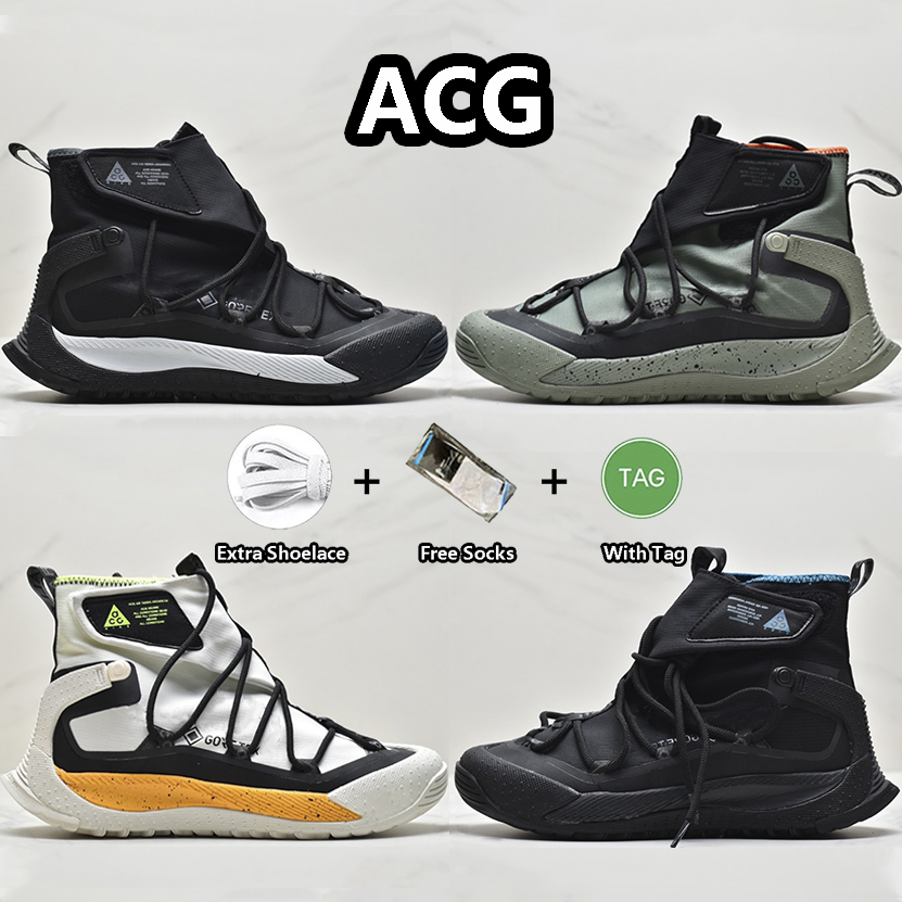 

ACG Mountain Fly Hiking Shoes for Men and Women Black White Brown Green Blue Grey Army Green pewter Outdoor Trainers for Mens and Womens, Item#2