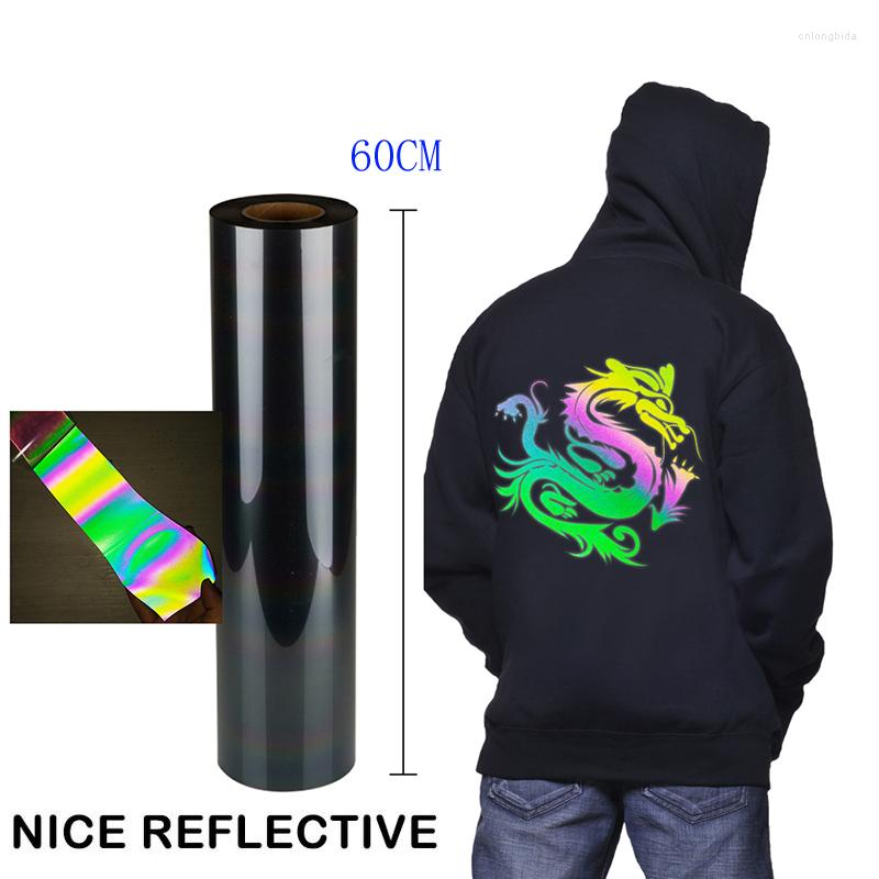 

Men's Hoodies Custom Iron On Logos Rainbow Silver Grey Letters Applique Designs Heat Transfer Labels For Sweat Shirt, Rainbow reflective