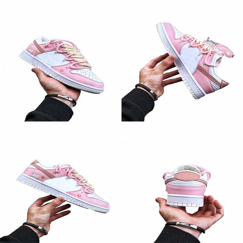 

Women's sneakers Board shoes Designer low-top shoes fashionable little bunny pink Breathable 36-42