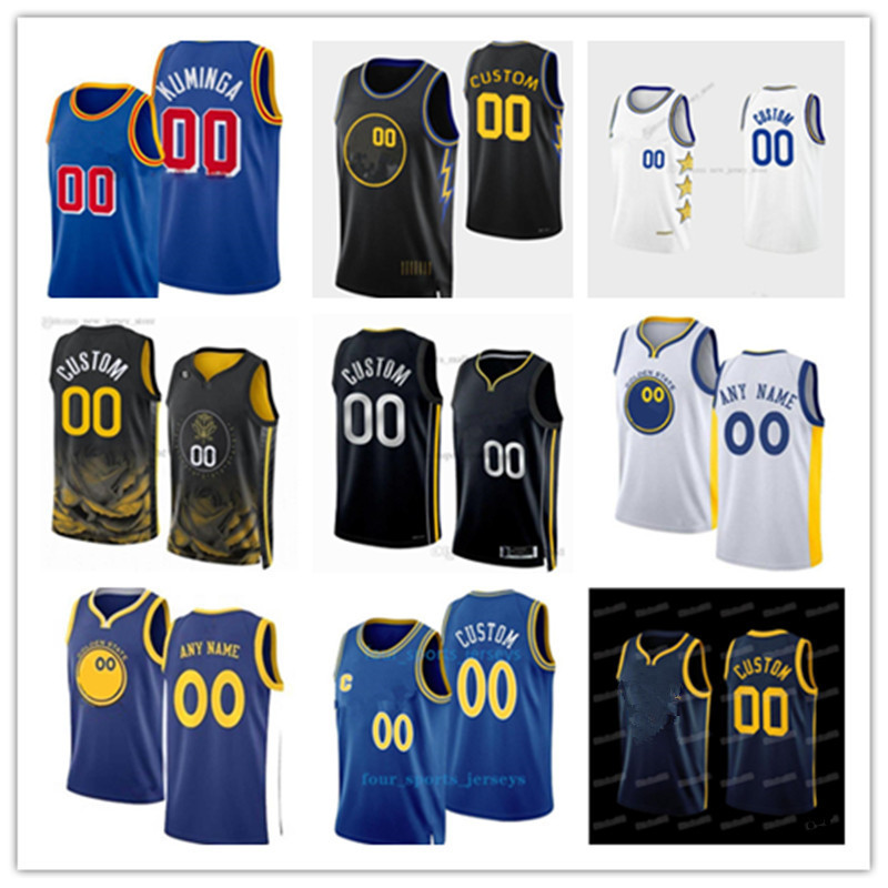 

Men Women Youth Custom Stephen 30 Curry Klay 11 Thompson Andrew 22 Wiggins 3 Poole 23 Draymond Green 5 Kevon Looney Basketball Jersey, Color