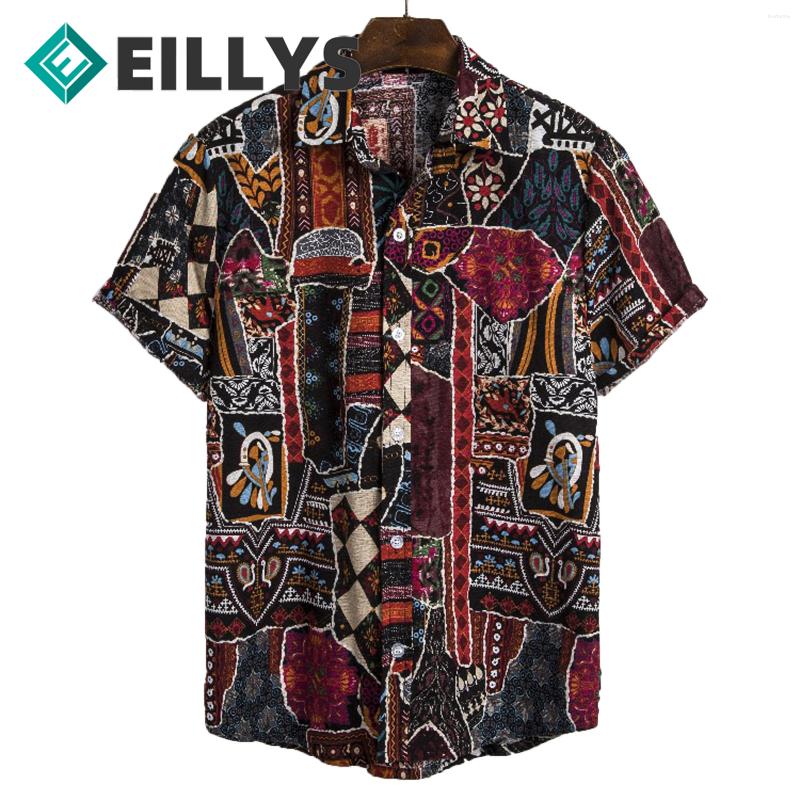 

Men' Casual Shirts Men' Hawaiian Beach Shirt Floral Fruit Print Tops Short Sleeve Summer Holiday Vacation Fashion Plus Size#g30