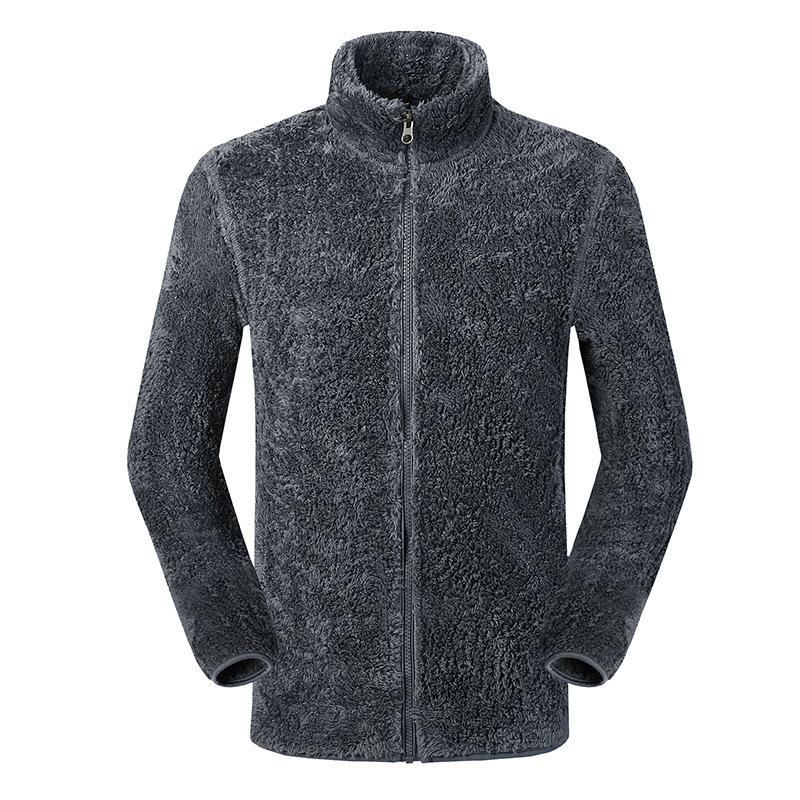 

Men's Jackets Plush Coat Winter 2023 Style Loose Jacket Korean Cotton Padded Lamb Wool Clothes, Black