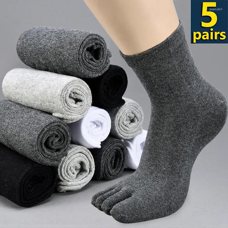 

Men's Socks 5Pairs Five Finger For Men Toe Comfortable Cotton Running Crew Breathable Sweat Deodorant Antibacterial Sports, 1pair