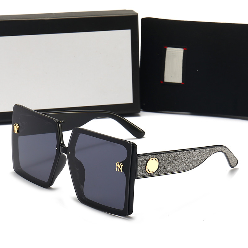 

Women sunglasses designer sun glasses for woman eyeglasses gafas de sol seven colors designs black diamonds letter with case luxury sunglasses