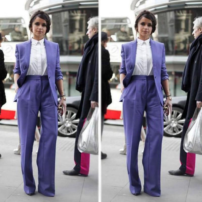 

Women's Two Piece Pants 2023 Purple 2 Pieces Mother Of The Bride Suits Women Ladies One Button Plus Size Office Tuxedos Formal Work Wear For, Beige